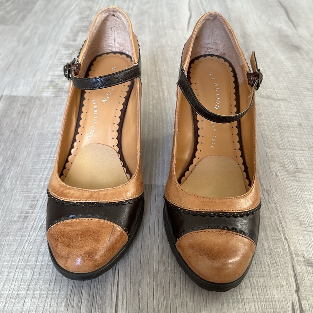 Vintage Style Kenneth Cole Reaction Wedge Heels - Picture 2 of 10